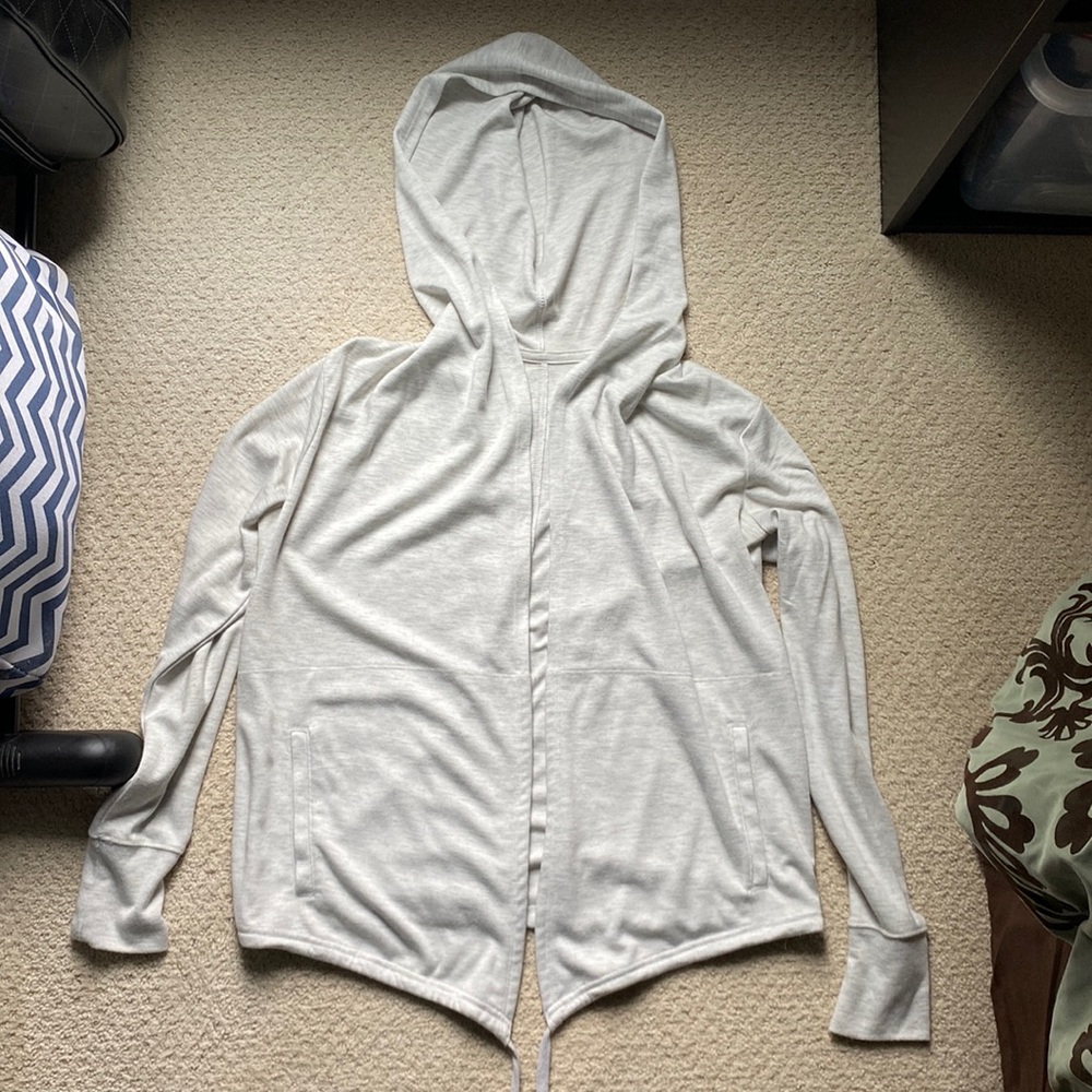 Hooded cardigan